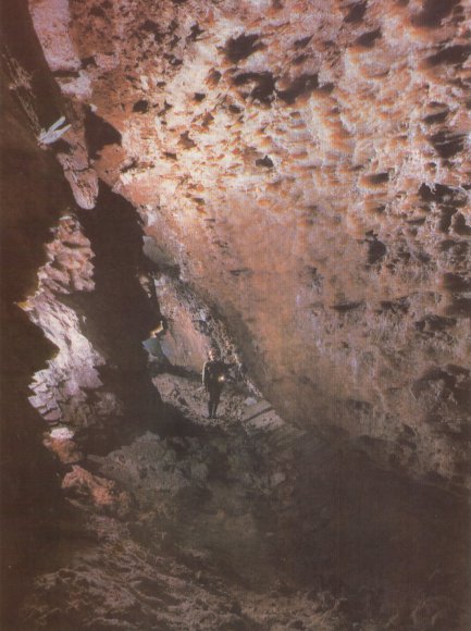 Szczelina międzykomorowa, powstała w solach magnezowo potasowych poz V 542 m
